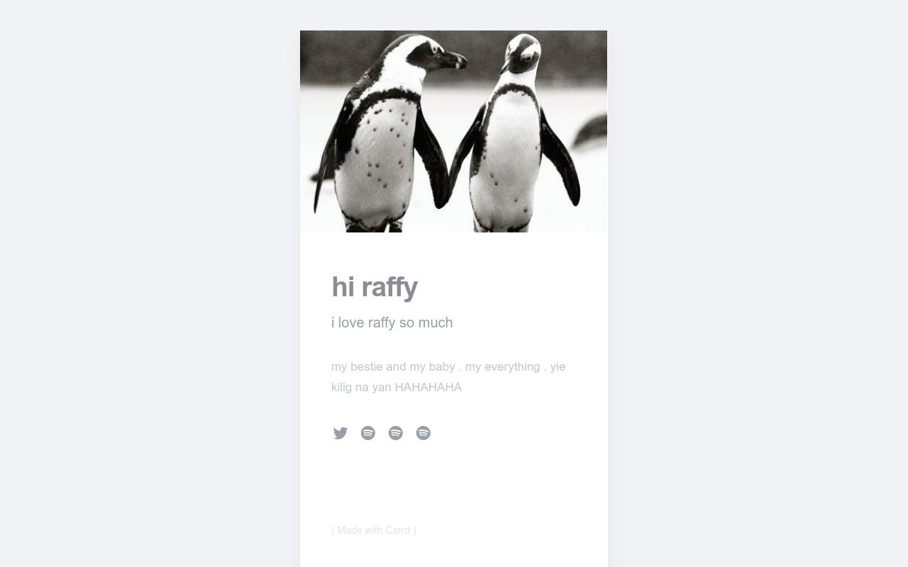 Carrd profile picture for @raffy